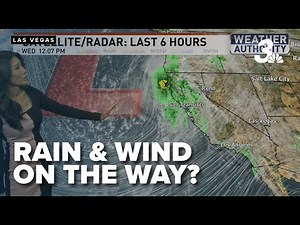 Rain and wind in the forecast for Las Vegas