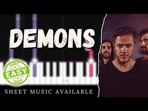 Imagine Dragons - Demons (Easy Piano Tutorial)