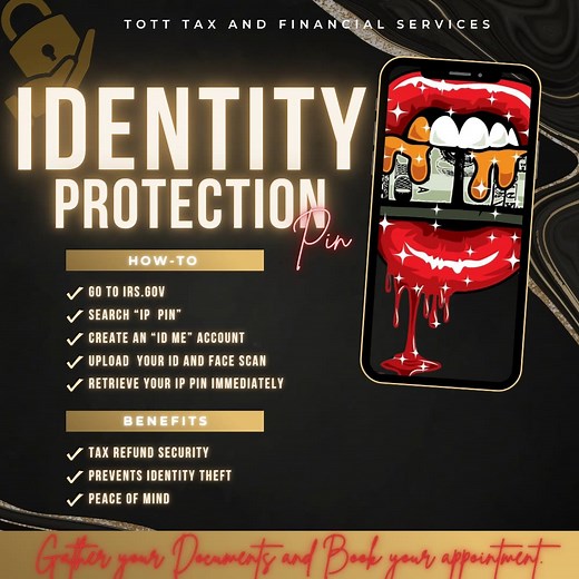 Taxpayers should consider obtaining an IDENTITY PROTECTION PIN (IP PIN) because it adds and extra layer of security to their tax filing and protects them from tax-related identity theft. If you want to LOCK DOWN your tax account,keep your refund safe, and prevent identity thrives from filing in your name,getting and IP PIN is one of the best protections you can use.  Join my VIP list for PRIORITY status in tax season 2026...  HAPPY MONDAY | Lashawn Harris | Facebook
