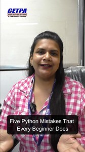 5 PYTHON MISTAKES EVERY BEGGINER DOES ‍♂️ #cetpainfotech #python #collegestudent #coder #programmer #begginer #javastudent #cetpa | CETPA Infotech Pvt. Ltd. | Facebook
