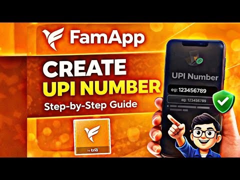 Get Your Custom UPI Number | How to Create UPI Number in FamApp | SUBARAJ TECH