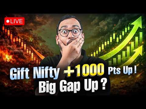 Nifty 1000 Pts Gap Up? | 23 Mar | Investographer