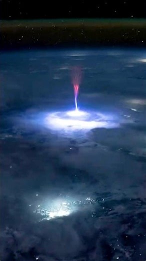 Did you see that? Red Sprite Lightning