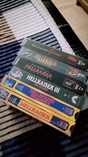 Hellraiser VHS Collection DVD Hunting - Horror Fanatics