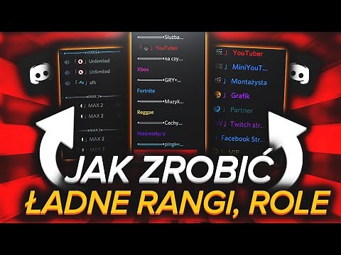 JAK ZROBIĆ IDEALNY SERWER DISCORD? ŁADNE RANGI, KANAŁY I KATEGORIĘ + KONKURS NA 20 PSC🔥 [2/8]
