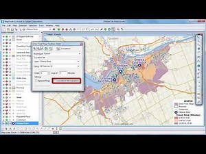 Maptitude 2019 Drive time rings, drive time zones, travel time zones