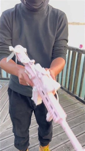 Pink M416 Edition — My New Favorite Toy! #toyguns#foryou #funny #shorts