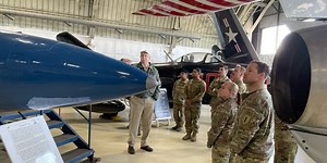 Fort Riley soldiers take in aviation history at Combat Air Museum