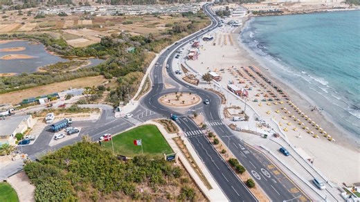 Marfa road project, Ghadira promenade works finally concluded - The Malta Independent