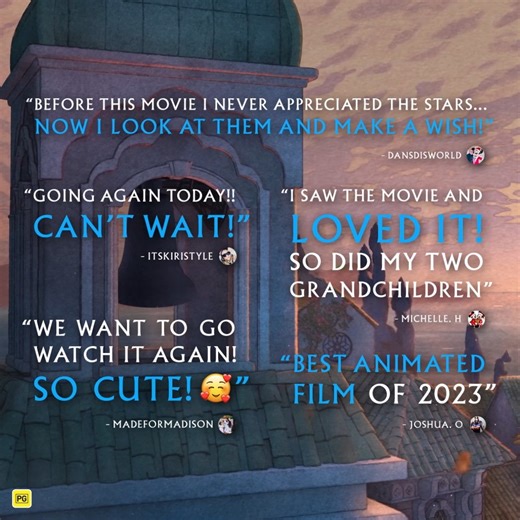 A must-watch for all families! ✨ Don't miss Disney's #Wish, in cinemas now. | Disney