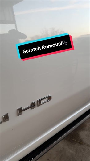 Light Scratch Removal On A GMC Denali 🫧🫧 #fyp#produktdetailing#detailersoftiktok#detailing#gmcdenali