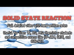 Solid State Reaction | Ceramic Method | Solid State Chemistry