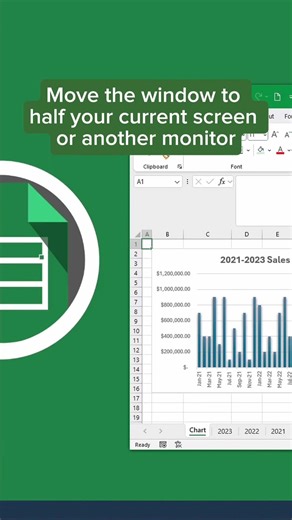 Multiple Windows in Excel‼️ #excel
