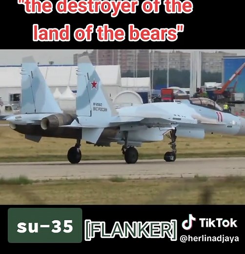 The Sukhoi Su-35 (Russian: Сухой Су-35; NATO code: Flanker-E) is a multirole, heavyweight, long-range, single-seat fighter aircraft of Russian origin. This aircraft was developed from the Su-27, and was originally named Su-27M. This aircraft was developed to compete with the F-15 Eagle and F-16 Fighting Falcon. Due to the similarity of features and components it contains, the Su-35 is considered a close cousin of the Sukhoi Su-30MKI, a variant of the Su-30 produced for India. This aircraft itsel