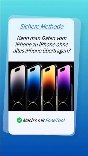 📱 iPhone-Daten auf neues iPhone übertragen – so geht's über den PC!