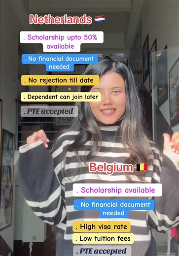Apply for Student Visa to Netherlands and Belgium