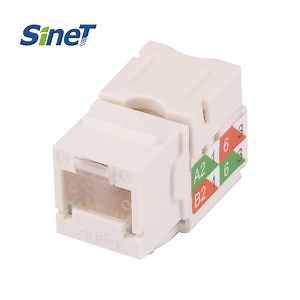 [Hot Item] Network RJ45 Modular Jack CAT6 RJ45 Female Keystone Jack