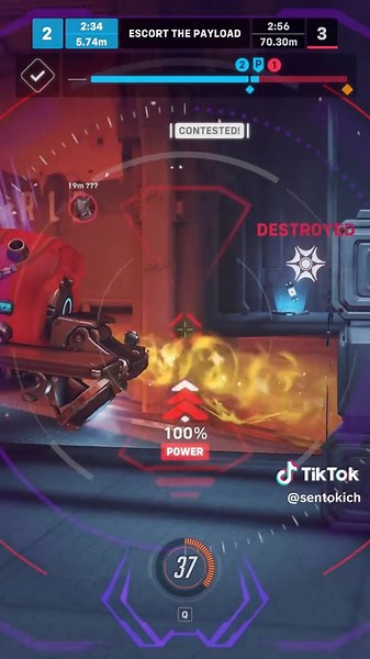 Моменты из Overwatch 2 с Роковой Вдовой