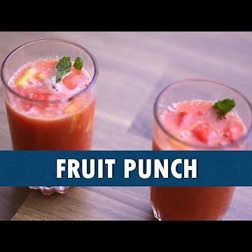 Fruit Punch || How To Make Fruit Punch || Wirally Food