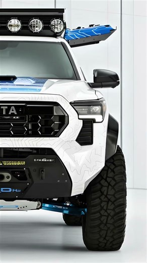 Toyota Tacoma H2-Overlander Concept #ToyotaTacoma #H2Overlander #ToyotaConcept