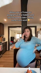 Now is not the time to be coming home late ⏰ #boymom #pregnant #pregnancy #sahm #thirdtrimester #ninemonthspregnant #secondtimemom #mom #momlife | life.withjayde