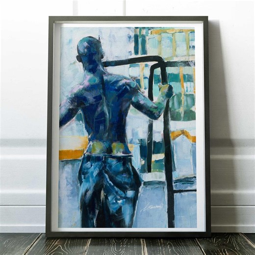 Booty Painting, Male Body Art, Gay Man Gift, Masculine Wall Decor, Queer Figure Illustration, Artistic Torso Study, Thoughtful LGBTQ Present - Etsy UK