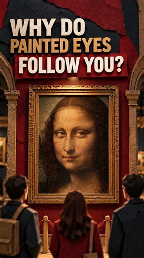 It's not just you: the Mona Lisa effect explained 🧠✨ #art #facts #illusion