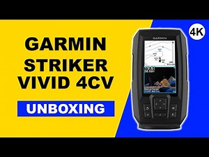 Garmin Striker Vivid 4cv Unboxing 4K (010-02550-01)