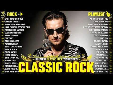 U2, Metallica, Queen, Nirvana, Guns N Roses, Bon Jovi, ACDC 🔥 Best Classic Rock Songs 70s 80s 90s