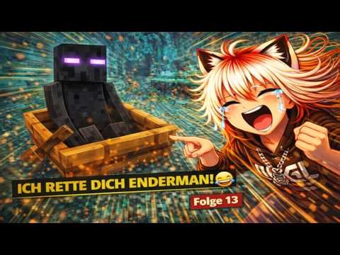 Ich rette einen Enderman im Boot 😂