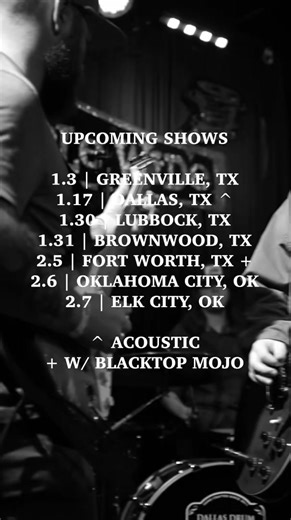 upcoming shows!! COME SEE US