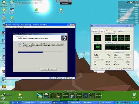 Installing Windows XP Super Nano Lite inside Windows XP SP2 x64