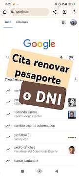 Pedir cita previa para renovar pasaporte o DNI ESPAÑA