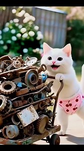342K views · 4.4K reactions | Cat's Rusty Ride Becomes a Dream Car!  #cat #catdad #kitten #car #ytshorts #viralshorts #lyunaff | Animation.03 | Facebook