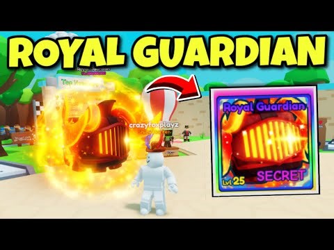 Showcasing NEW ROYAL GUARDIAN SECRET In Bubble Gum Simulator Infinity
