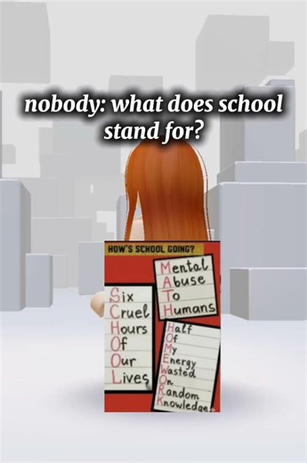 what does school stand for? #robloxshorts #roblox #rblxland