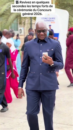 🎥 Revivez en quelques secondes les temps forts de la cérémonie du Concours général 2026. Le Directeur général de la LONASE, Abdourahmane BALDE - Doura, a réaffirmé l’engagement citoyen de l’institution en apportant, à travers la Fondation LONASE, une contribution de 20 millions de FCFA pour cette édition qui célèbre l’excellence scolaire. La cérémonie, présidée par le Président de la République, Bassirou Diomaye Faye, a récompensé les meilleurs élèves du Sénégal dans une ambiance solennelle et 