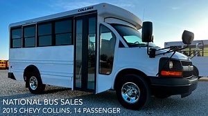 2015 Chevy Collins, 14 Passenger - National Bus Sales