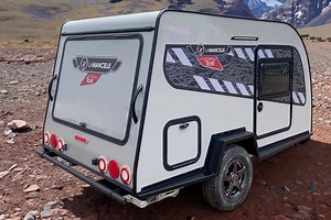 Fantaisy Trail, la nouvelle mini caravane « teardrop » abordable et artisanale de La Mancelle
