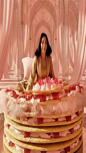 🌸Ancient Persian Dream: Rose Cream Bed🌹#asmr #shorts