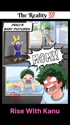 "Deku finds his baby pictures and instantly regrets it 😭💀"