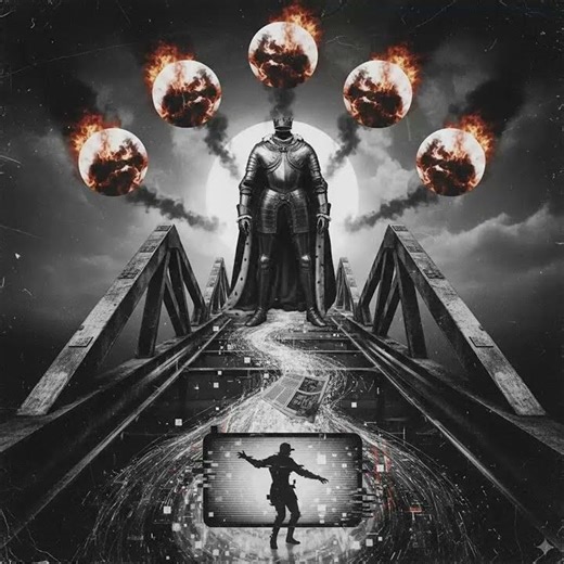 Il Faut Rire Parfois Nostradamus (AI avant-garde comedy pop music + album art)