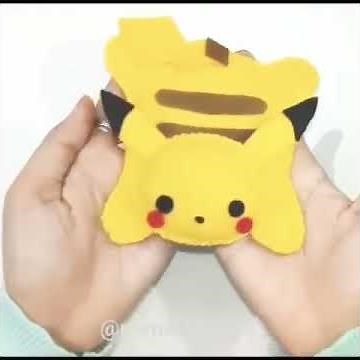 DIY Pokemon Pikachu felt coaster