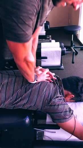Intense Upper Back Adjustment by Dr. Alex Tubio