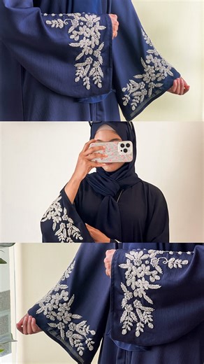 Abãyah Closet Maldives on Instagram: "Say Hello to NEYA ABAYA ! 😍 Available in Purple & Navy Blue ✨ Size 50,52,54,56,58 ✅ Price : 890/- DM to Order Yours 🤍 Free Delivery Service 🛵"