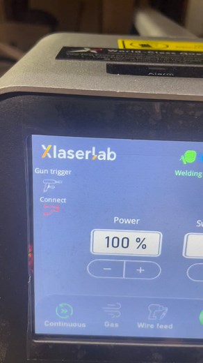 If you’ve ever tried welding aluminum with a spool or TIG, you will recognize know how ridiculously quick, easy and effective this is. Real time, no edits. I stick two pieces of .185” thick aluminum together with an @xlaserlab_official laser welder and no filler! I just got the machine yesterday and am still learning to use it, but I’m pretty excited to use it and learn more! Total game changer. #laserweld #laserwelding | Tim Sway