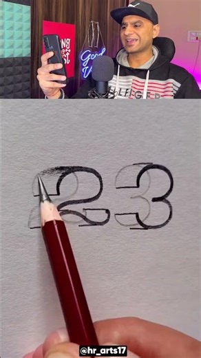 How To Draw Numbers #shorts #views #trending