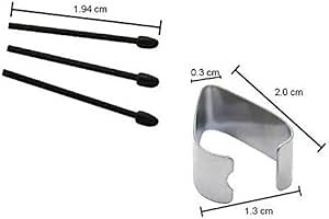 E-Ink Stylus Tips Replacement 3X Black Soft Write Tips with Tweezer Tool