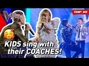 The BEST COACH DUETS in The Voice Kids! ❤️ | #TheVoice10YRS