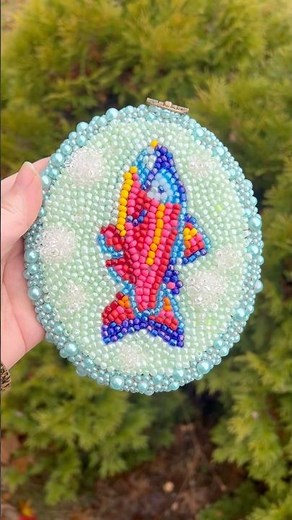 This is a female coho fish, they are found in rivers. #coho #fish #river #beading #water